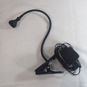 IKEA Jansjo Flexible Gooseneck Lamp Clip On Black Light Clamp Articulating Spotl